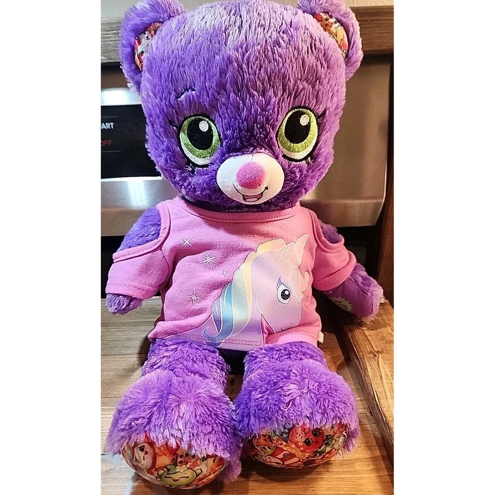 Build a Bear BAB Limited Edition Shopkins Pretty Purple Plush Bear‎ Clothes